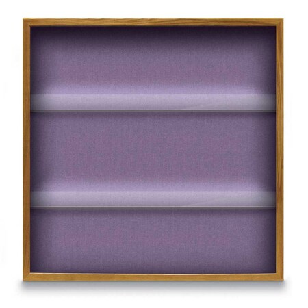 United Visual Products Outdoor Enclosed Combo Board, 48"x36", Satin Frame/White Porc & Apricot UVCB4836OD-WHTPORC-APRICOT